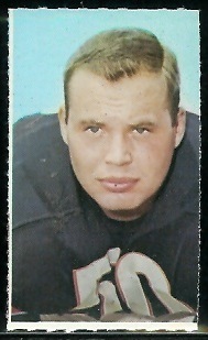 Mike Pyle 1969 Glendale Stamps football card