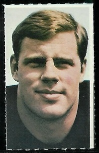 Dave Middendorf 1969 Glendale Stamps football card