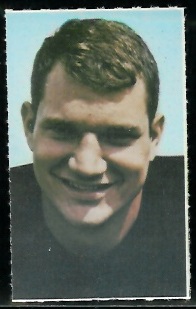 Bob Johnson 1969 Glendale Stamps football card Bob Johnson 1969 Glendale Stamps football card