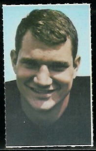 Bob Johnson 1969 Glendale Stamps football card