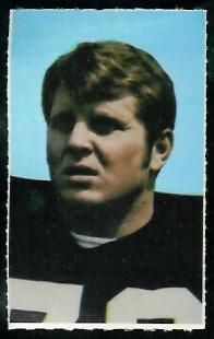 Pat Matson 1969 Glendale Stamps football card