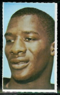 Erich Barnes 1969 Glendale Stamps football card