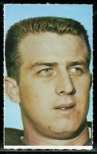 Gary Collins 1969 Glendale Stamps football card