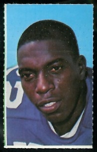 Bob Hayes 1969 Glendale Stamps football card