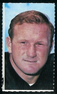 Tommy Nobis 1969 Glendale Stamps football card