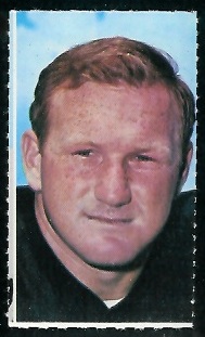 Tommy Nobis 1969 Glendale Stamps football card Tommy Nobis 1969 Glendale Stamps football card