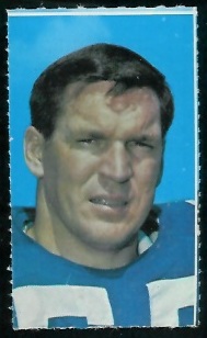 Lee Roy Jordan 1969 Glendale Stamps football card