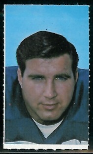 John Niland 1969 Glendale Stamps football card