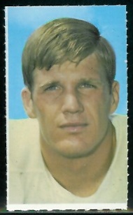 Lance Rentzel 1969 Glendale Stamps football card Lance Rentzel 1969 Glendale Stamps football card