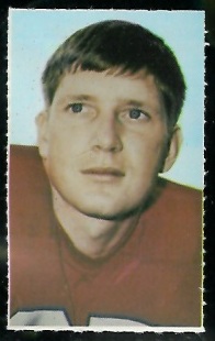 Tom Beer 1969 Glendale Stamps football card