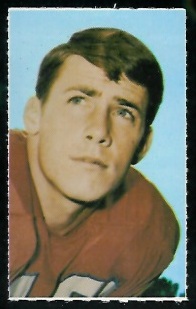 Bill Van Heusen 1969 Glendale Stamps football card