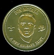 Don McCall 1969 Saints Doubloons football card