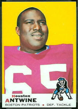 Houston Antwine 1969 Topps football card Houston Antwine 1969 Topps football card