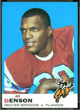 Al Denson 1969 Topps football card