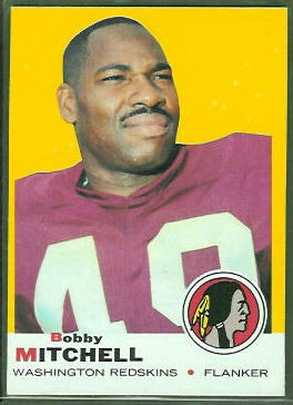 Bobby Mitchell 1969 Topps football card Bobby Mitchell 1969 Topps football card