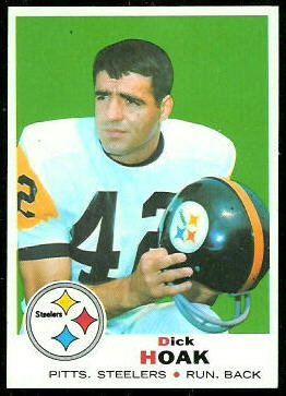 Dick Hoak 1969 Topps football card Dick Hoak 1969 Topps football card