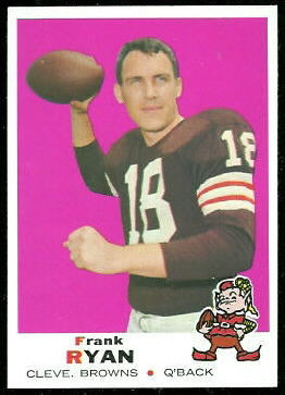 Frank Ryan 1969 Topps football card