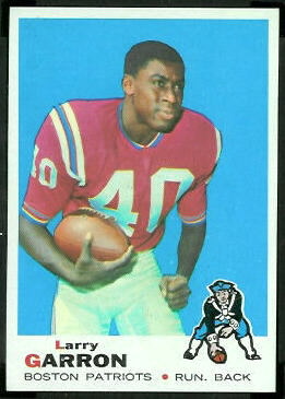 Larry Garron 1969 Topps football card