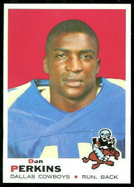 Don Perkins 1969 Topps football card