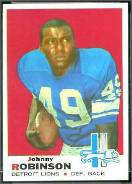 John Robinson 1969 Topps football card