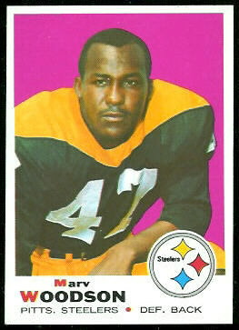 Marv Woodson 1969 Topps football card