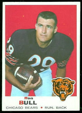 Ron Bull 1969 Topps football card