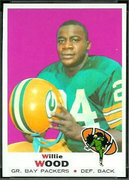 Willie Wood 1969 Topps football card