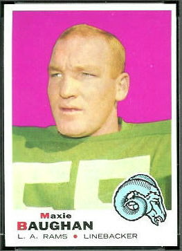 Maxie Baughan 1969 Topps football card