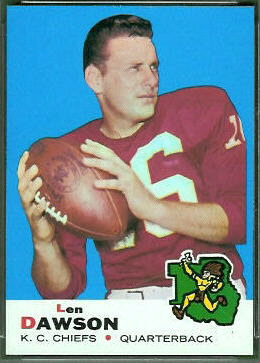 Len Dawson 1969 Topps football card