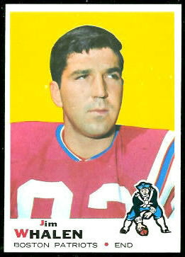 Jim Whalen 1969 Topps football card