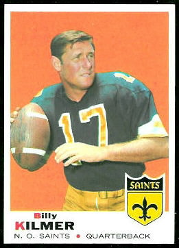 Bill Kilmer 1969 Topps football card