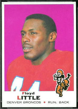 Floyd Little 1969 Topps football card