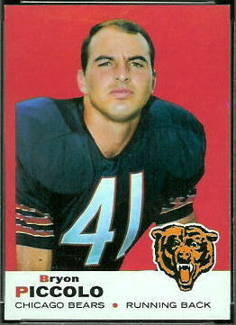 Brian Piccolo 1969 Topps football card