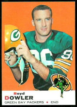 Boyd Dowler 1969 Topps football card