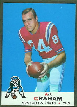 Art Graham 1969 Topps football card