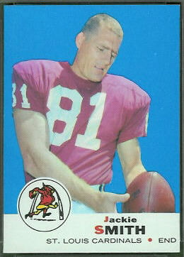 Jackie Smith 1969 Topps football card