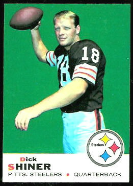 Dick Shiner 1969 Topps football card