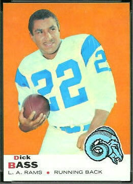 Dick Bass 1969 Topps football card