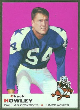 Chuck Howley 1969 Topps football card