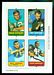 1969 Topps 4-in-1 Bob Griese, Jim LeMoine, Walt Sweeney, Dave Grayson