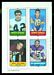 1969 Topps 4-in-1 Dick Hoak, Roman Gabriel, Dave Williams, Ed Sharockman