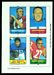 1969 Topps 4-in-1 Charley Johnson, Jim Katcavage, Bill Triplett, Gary Lewis