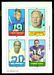 1969 Topps 4-in-1 John Unitas, Les Josephson, Mel Renfro, Fred Cox