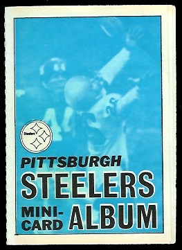 Pittsburgh Steelers 1969 Topps Mini-Card Albums football card