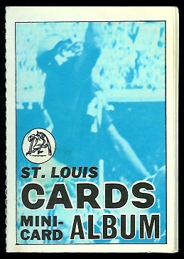 St. Louis Cardinals 1969 Topps Mini-Card Albums football card