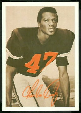 Charlie King 1969 Tresler Comet Bengals football card