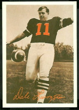 Dale Livingston 1969 Tresler Comet Bengals football card