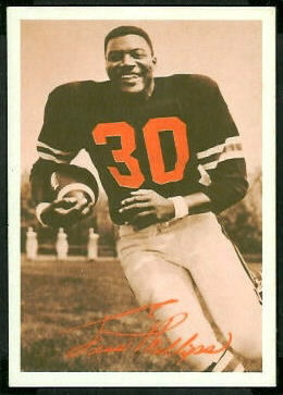 Jess Phillips 1969 Tresler Comet Bengals football card