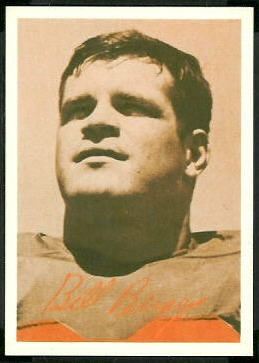 Bill Bergey 1969 Tresler Comet Bengals football card