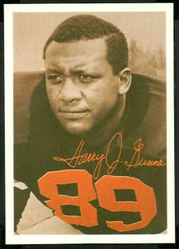 Harry Gunner 1969 Tresler Comet Bengals football card Harry Gunner 1969 Tresler Comet Bengals football card